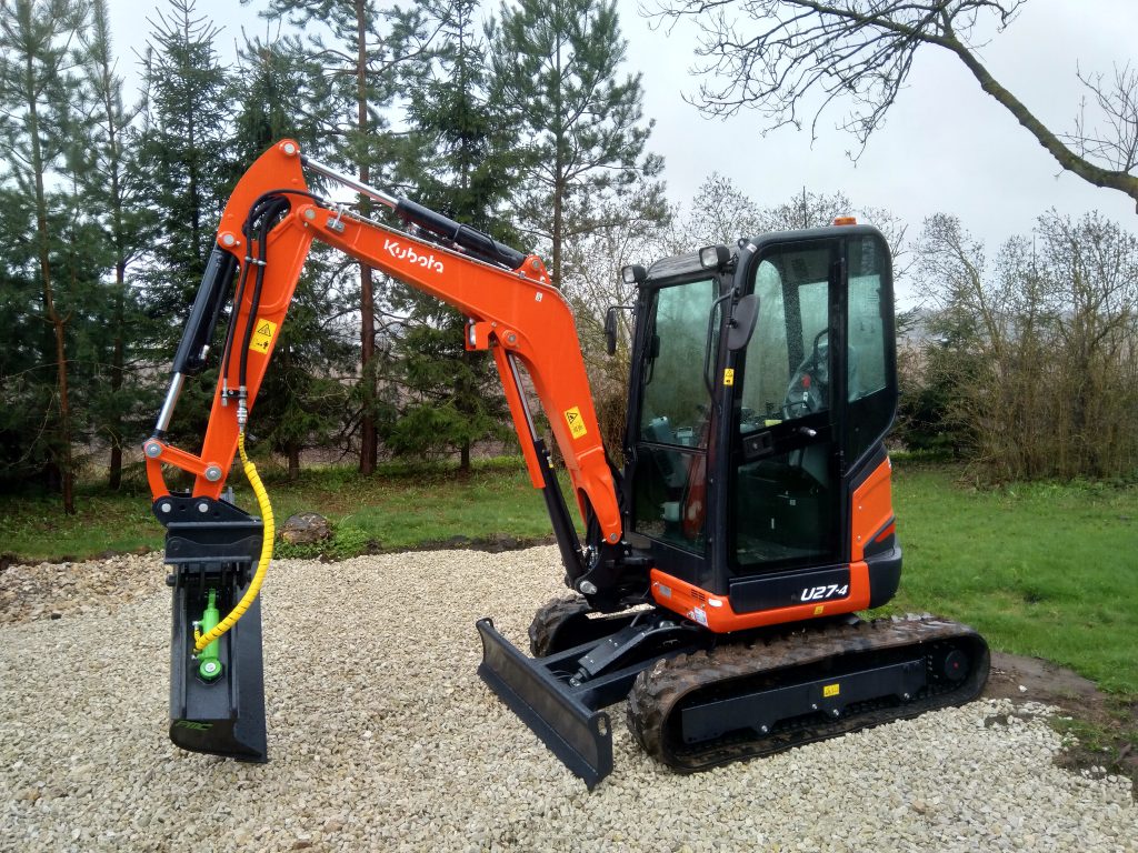 miniekskavaator Kubota